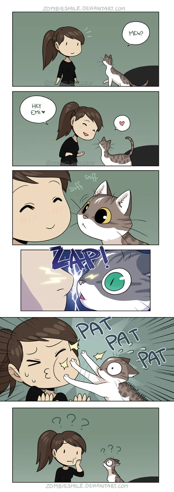 Artist Illustrates Everyday Life With Her Boyfriend And Cat In 54 Adorable Illustrations
