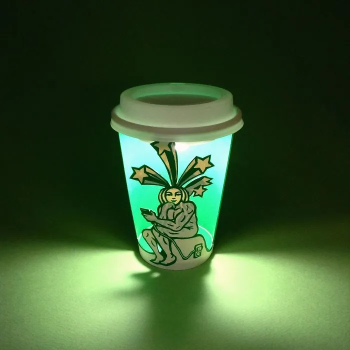 Artist Reveals The Hidden Life Of Starbucks' Mermaid By Transforming Their Cups