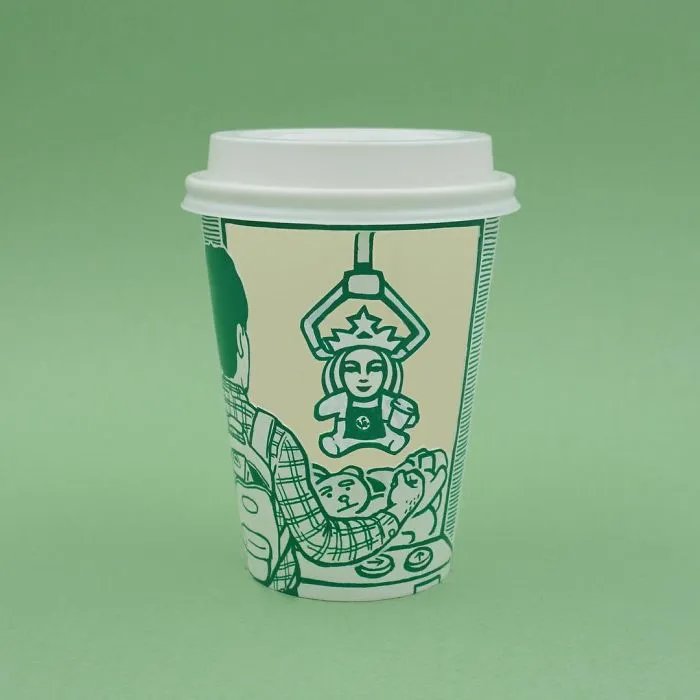 Artist Reveals The Hidden Life Of Starbucks' Mermaid By Transforming Their Cups