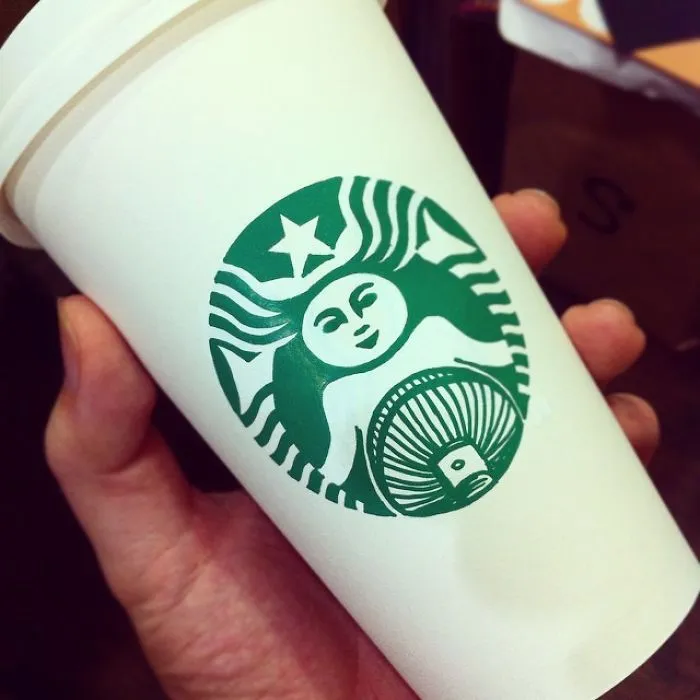Artist Reveals The Hidden Life Of Starbucks' Mermaid By Transforming Their Cups