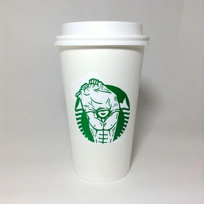 Artist Reveals The Hidden Life Of Starbucks' Mermaid By Transforming Their Cups