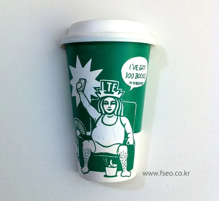 Artist Reveals The Hidden Life Of Starbucks' Mermaid By Transforming Their Cups