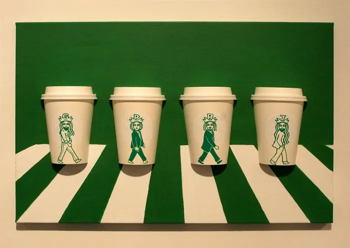 Artist Reveals The Hidden Life Of Starbucks' Mermaid By Transforming Their Cups