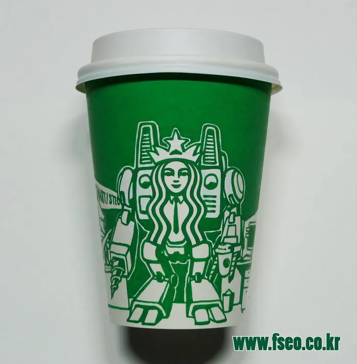 Artist Reveals The Hidden Life Of Starbucks' Mermaid By Transforming Their Cups