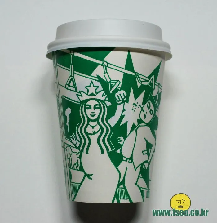 Artist Reveals The Hidden Life Of Starbucks' Mermaid By Transforming Their Cups