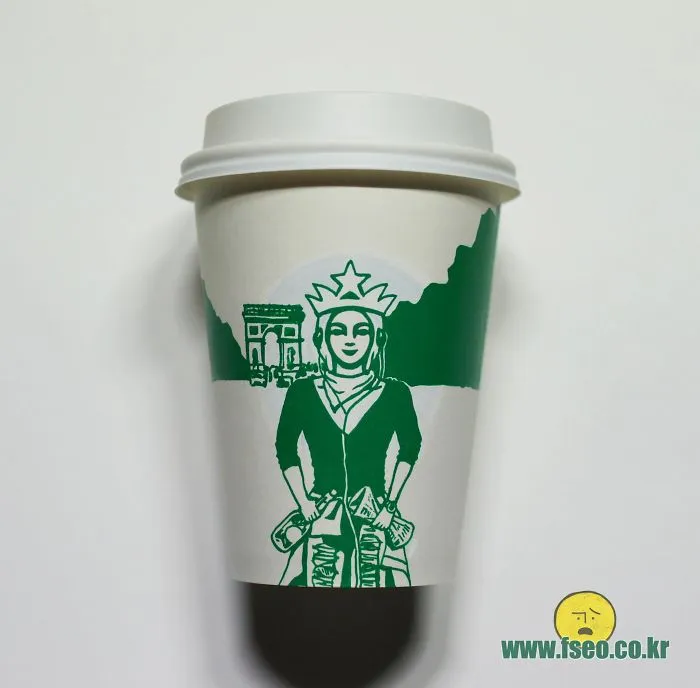 Artist Reveals The Hidden Life Of Starbucks' Mermaid By Transforming Their Cups