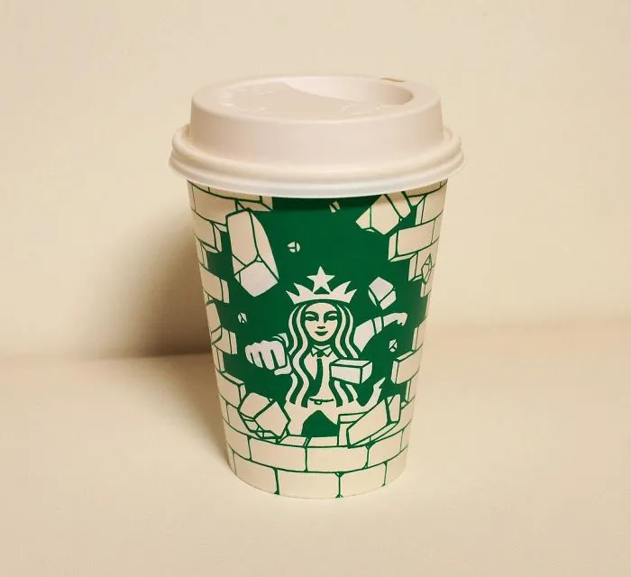 Artist Reveals The Hidden Life Of Starbucks' Mermaid By Transforming Their Cups