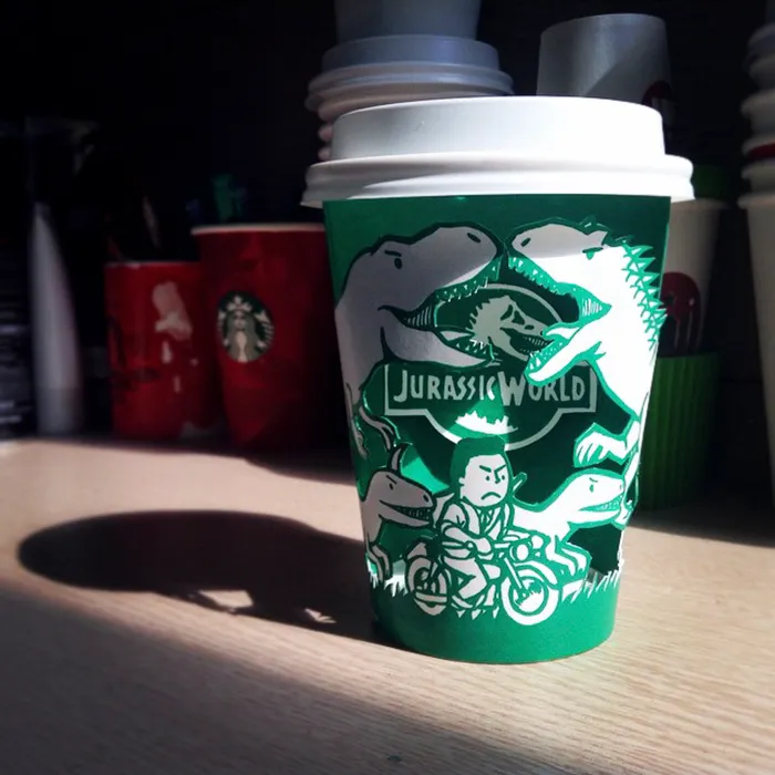 Artist Reveals The Hidden Life Of Starbucks' Mermaid By Transforming Their Cups