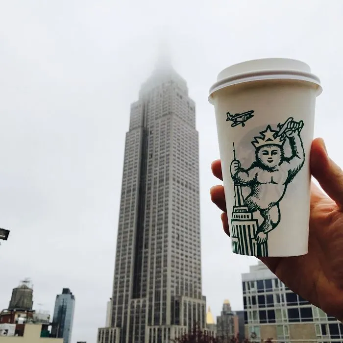 Artist Reveals The Hidden Life Of Starbucks' Mermaid By Transforming Their Cups