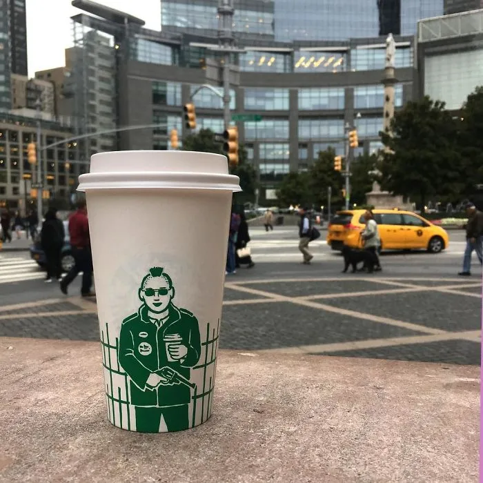 Artist Reveals The Hidden Life Of Starbucks' Mermaid By Transforming Their Cups