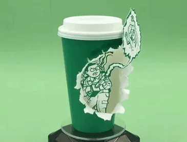 Artist Reveals The Hidden Life Of Starbucks' Mermaid By Transforming Their Cups