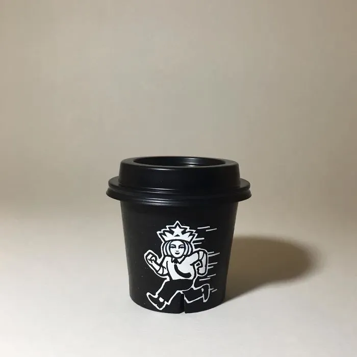 Artist Reveals The Hidden Life Of Starbucks' Mermaid By Transforming Their Cups
