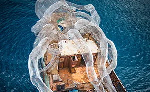 This Giant Steel Kraken Was Sunk With An Old WW2 Ship To Create The Coolest Artificial Coral Reef Ever