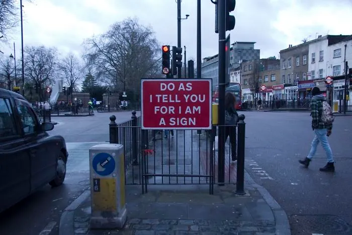 Someone Is Leaving Ironic Messages All Over The UK, And It’s Impossible Not To Notice Them