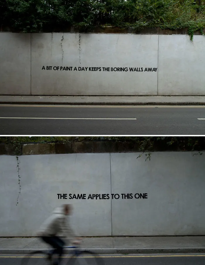 Someone Is Leaving Ironic Messages All Over The UK, And It’s Impossible Not To Notice Them