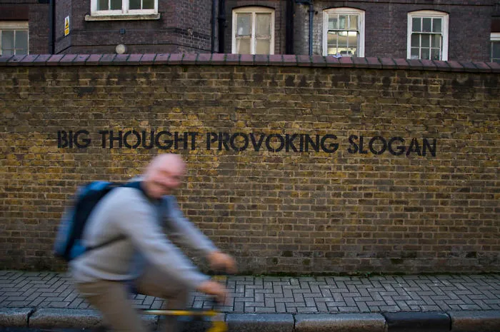 Someone Is Leaving Ironic Messages All Over The UK, And It’s Impossible Not To Notice Them