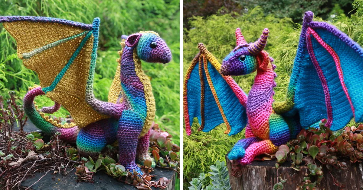 He pasado 5 meses diseñando el patrón de este dragón, ¿qué os parece?