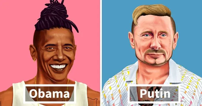 I Reimagine World's Greatest Leaders As Hipsters