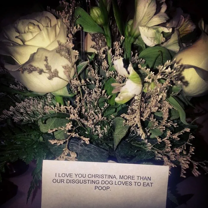 I Got Flowers From My Boyfriend Today