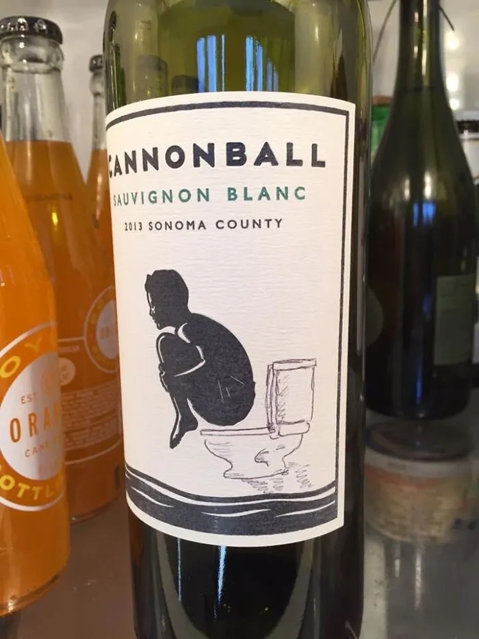 My Husband's Late Night Contribution To The Questionable Label On My Wine