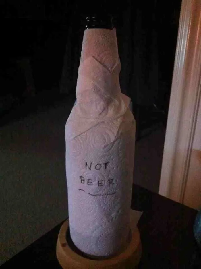 My Friend's Wife Told Him No More Drinking In The House, So