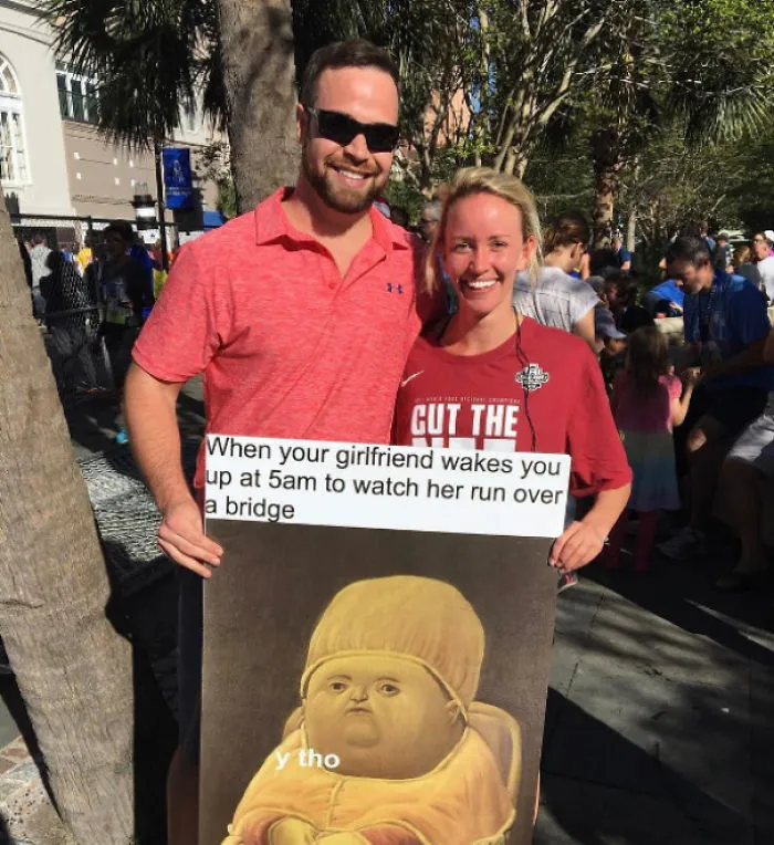 This Is How You Support A Marathoning Girlfriend