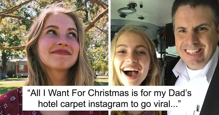 All Daughter Wants For Christmas Is For Dad's Hotel Carpet Instagram To Go Viral, Internet Responds