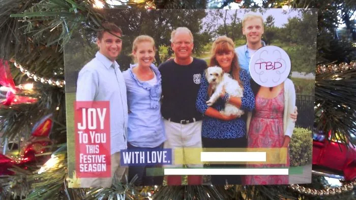My Parents Made 200 Christmas Cards Right Before My Girlfriend And I Broke Up. Sent Them Anyways