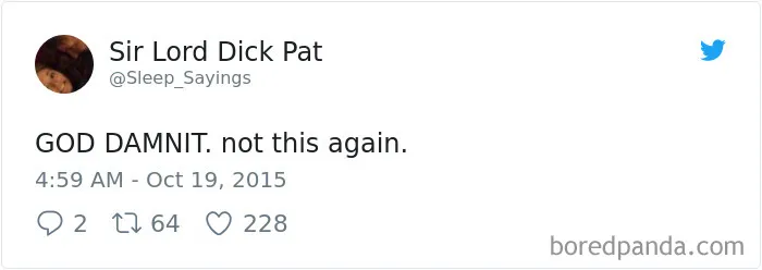 Girlfriend Tweets Weird Things Her Boyfriend Says During His Sleep, And It Will Make You Die From Laughter