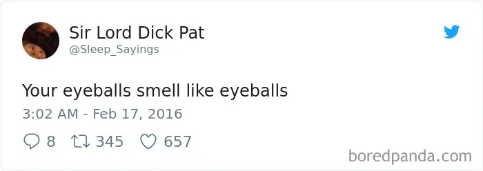 Girlfriend Tweets Weird Things Her Boyfriend Says During His Sleep, And It Will Make You Die From Laughter