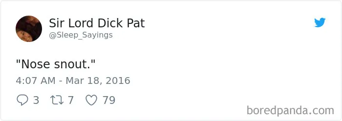 Girlfriend Tweets Weird Things Her Boyfriend Says During His Sleep, And It Will Make You Die From Laughter