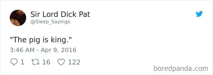 Girlfriend Tweets Weird Things Her Boyfriend Says During His Sleep, And It Will Make You Die From Laughter