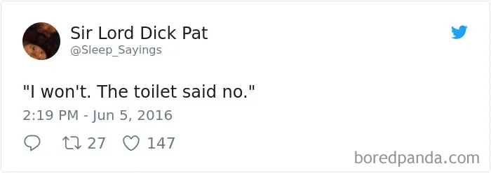 Girlfriend Tweets Weird Things Her Boyfriend Says During His Sleep, And It Will Make You Die From Laughter