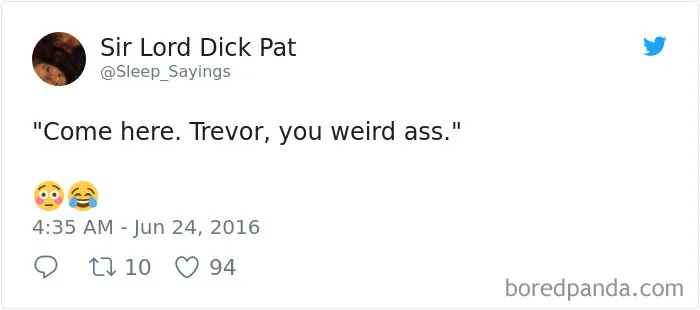 Girlfriend Tweets Weird Things Her Boyfriend Says During His Sleep, And It Will Make You Die From Laughter