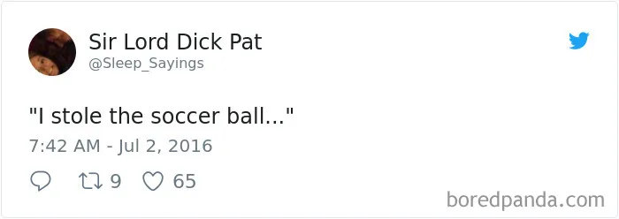 Girlfriend Tweets Weird Things Her Boyfriend Says During His Sleep, And It Will Make You Die From Laughter