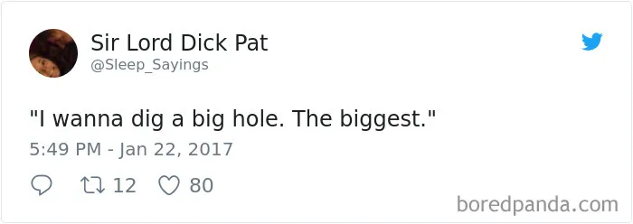 Girlfriend Tweets Weird Things Her Boyfriend Says During His Sleep, And It Will Make You Die From Laughter