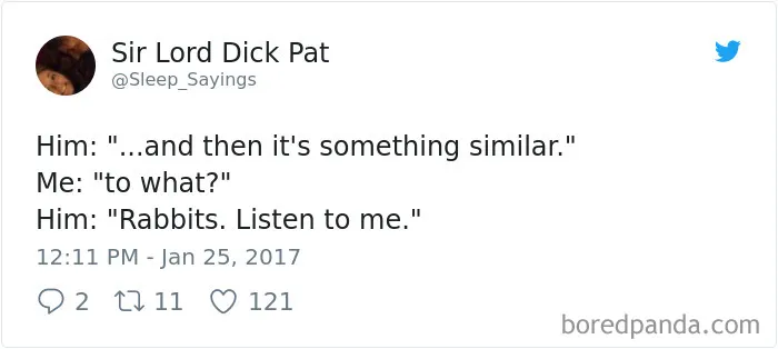 Girlfriend Tweets Weird Things Her Boyfriend Says During His Sleep, And It Will Make You Die From Laughter