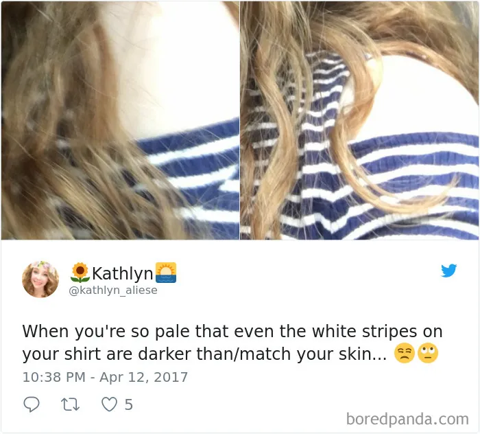 60 Funny Pale People Problems That Other People Will Never Understand