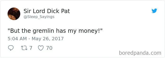 Girlfriend Tweets Weird Things Her Boyfriend Says During His Sleep, And It Will Make You Die From Laughter