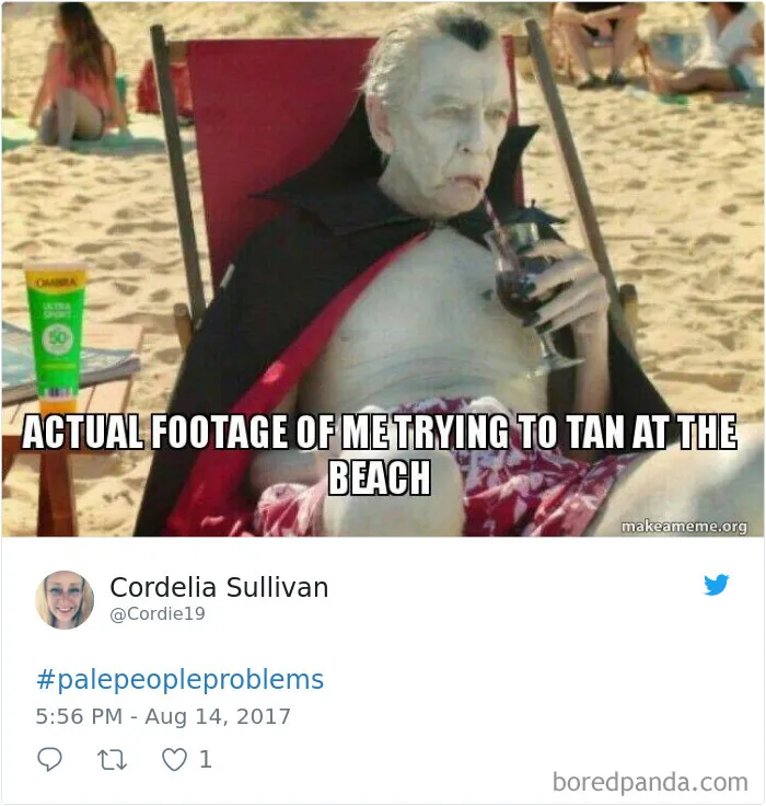 60 Funny Pale People Problems That Other People Will Never Understand