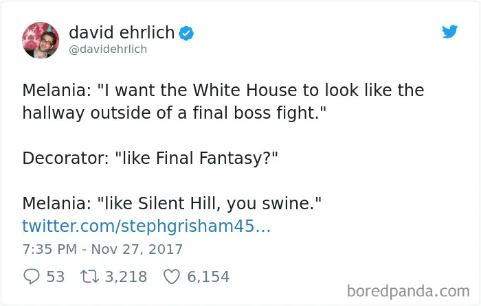 64 Hilarious Reactions To Melania Trump's 'Creepy' White House Christmas Decorations