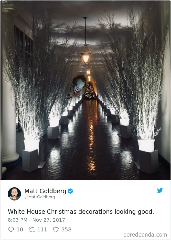 64 Hilarious Reactions To Melania Trump's 'Creepy' White House Christmas Decorations