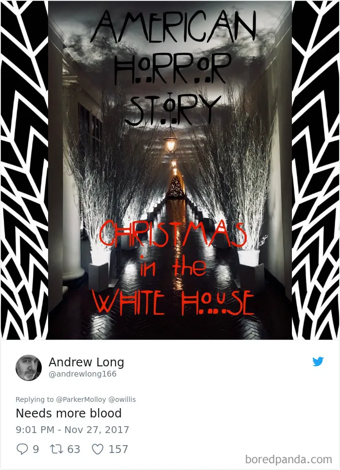 64 Hilarious Reactions To Melania Trump's 'Creepy' White House Christmas Decorations
