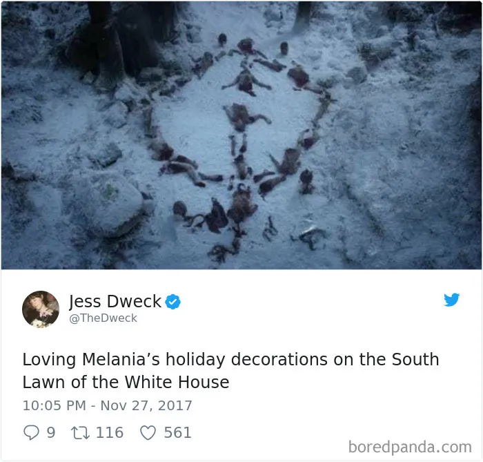 64 Hilarious Reactions To Melania Trump's 'Creepy' White House Christmas Decorations