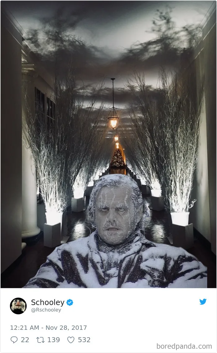 30+ divertidas reacciones a la decoración navideña 'de terror' de Melania Trump en la Casa Blanca