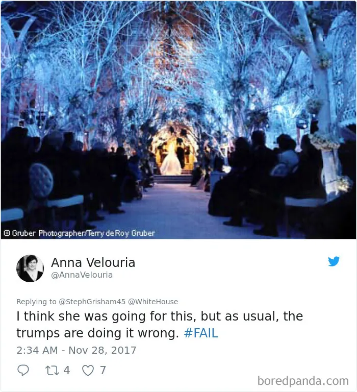 64 Hilarious Reactions To Melania Trump's 'Creepy' White House Christmas Decorations