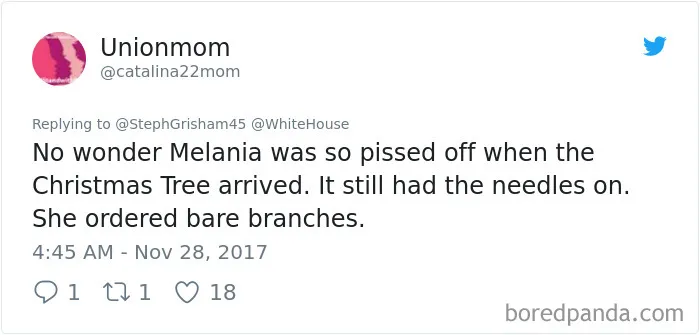 64 Hilarious Reactions To Melania Trump's 'Creepy' White House Christmas Decorations