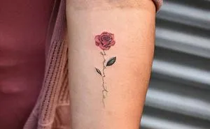 10 Magnificent Red Rose Tattoos That Will Be Blooming All Year Long