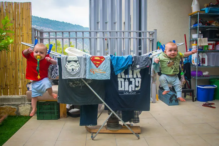 Cuando Los Niños Se Mojan Y Tienes Que Secarlos