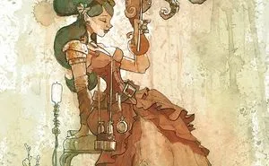 I Paint With Tea To Create Steampunk Art
